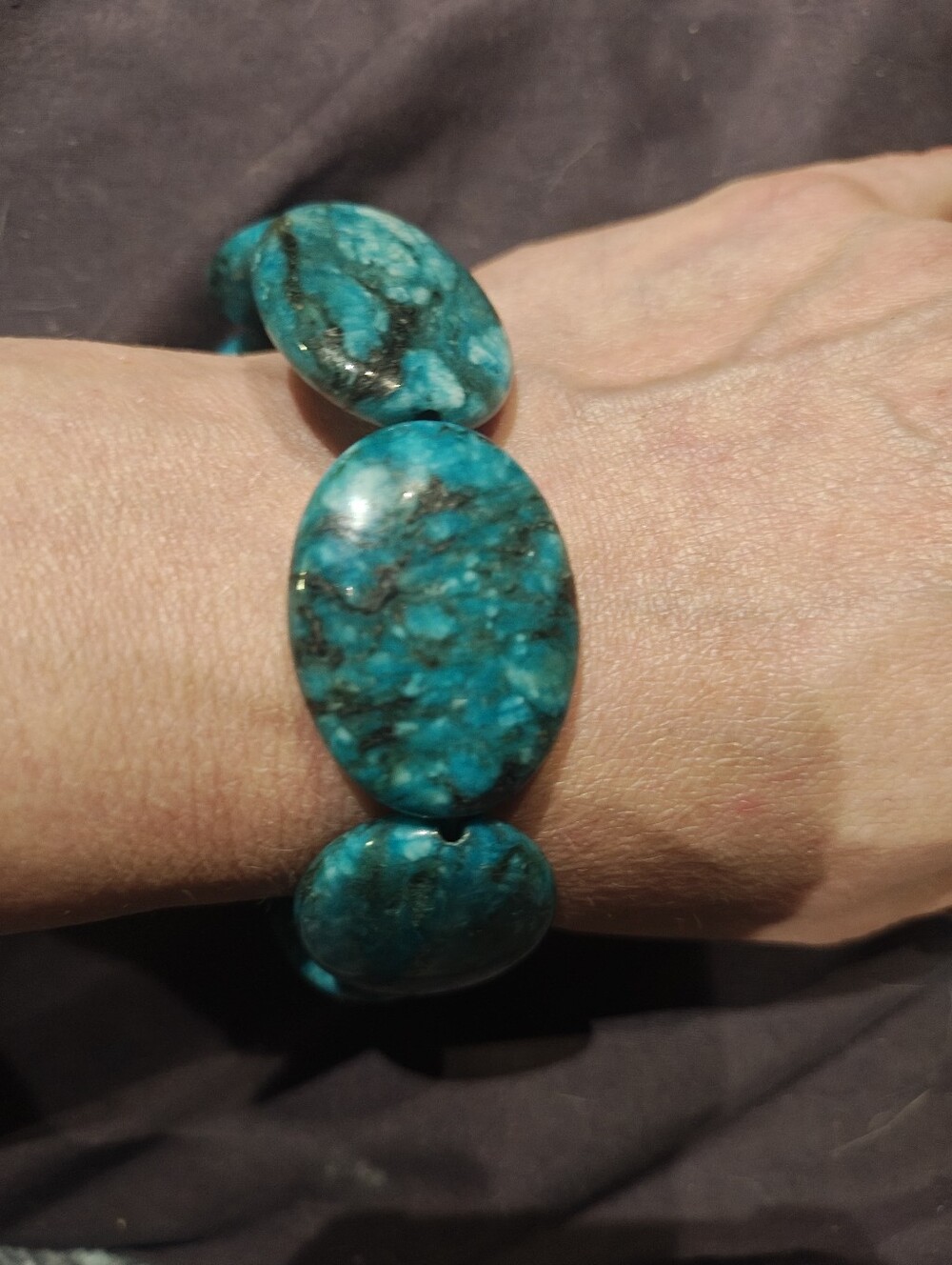 Chrysocolla Stone Bracelet